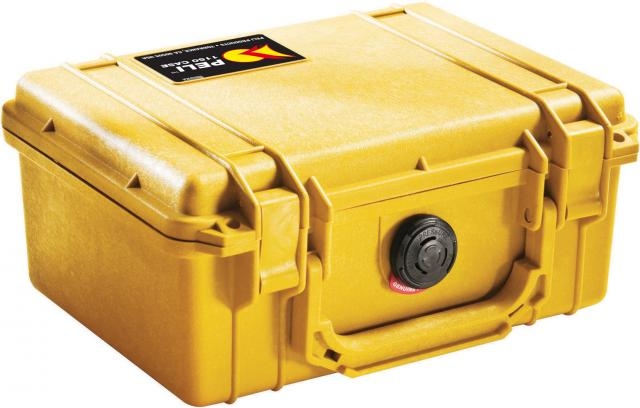 Odolný kufr 1150 žlutá barva
