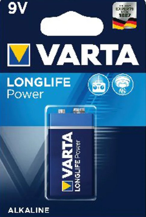 Batéria Longlife Power 9V pre elektronické trezorové zámky