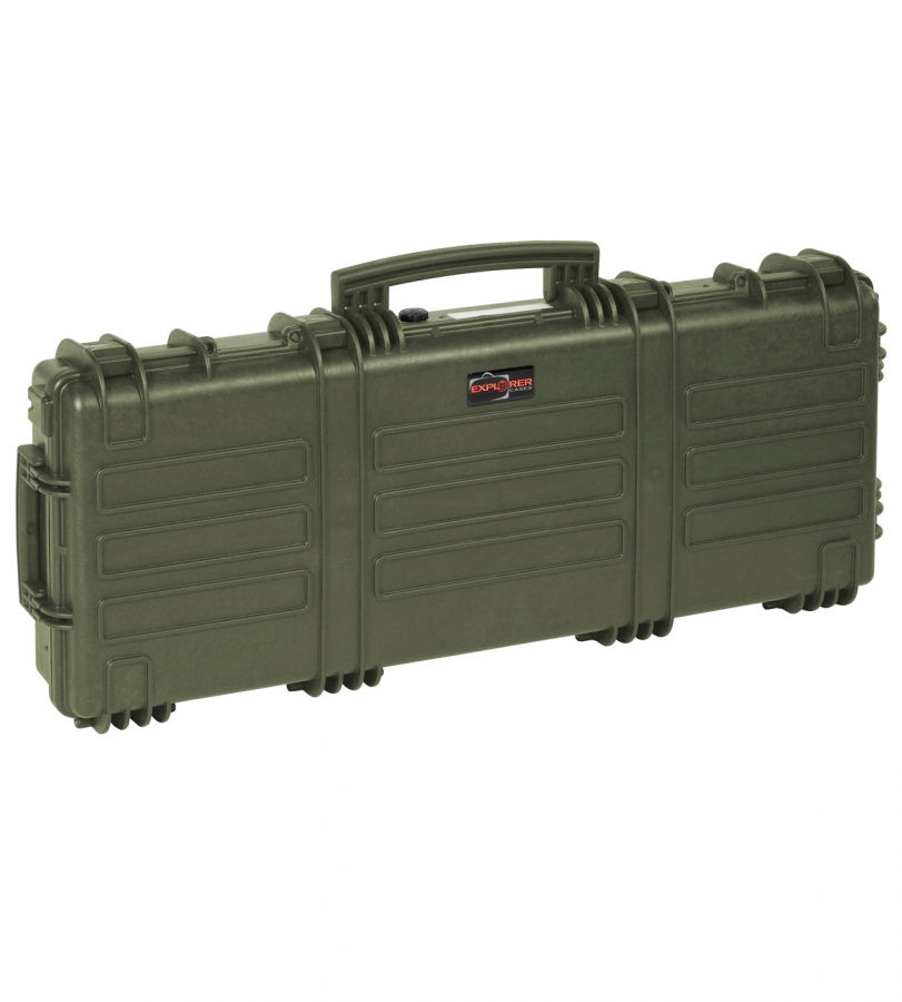 Odolný vodotesný kufor na zbrane 9413, zelený prázdny