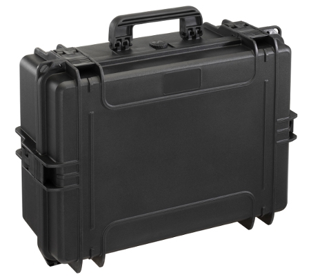 Odolný vodotesný kufor TS 520 S, s penou, čierny