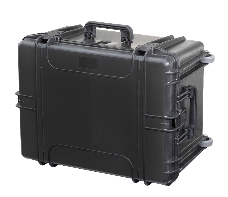 Odolný vodotesný kufor TS 620/25 RS, s penou, čierny