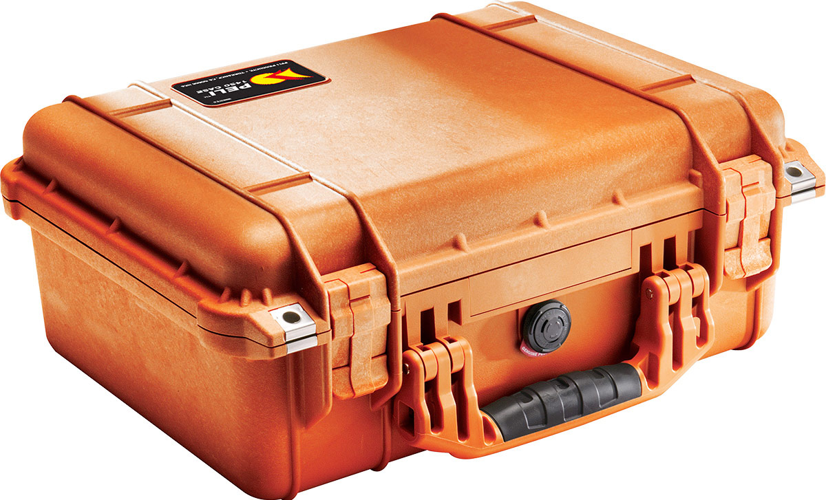 Protector Case 1450EU oranžový so nastaviteľnými prepážkami