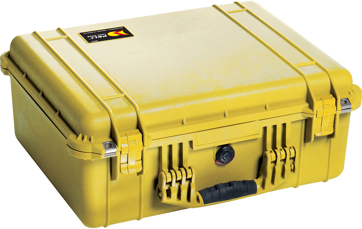 Protector Case 1550EU žltý so nastaviteľnými prepážkami