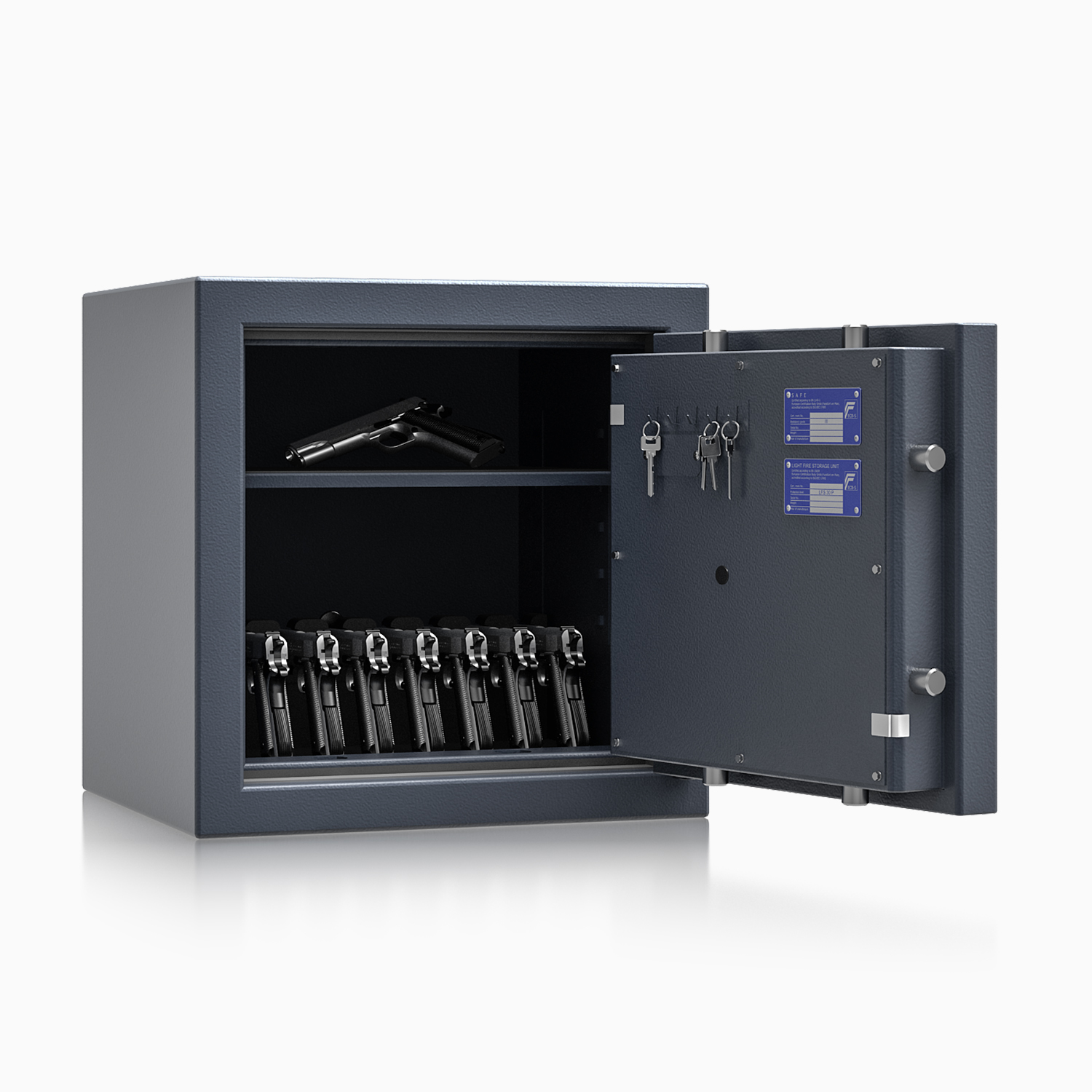 Trezor Safe4Gun 593301.12 EL, třída III, grafitově šedý